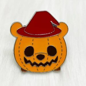 🔮 5/$25 Disney Winnie the Pooh Halloween Jack-o-lantern‎ Tsum Tsum Pin